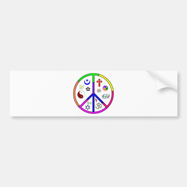 Peaceful Coexistence Bumper Sticker (Front)