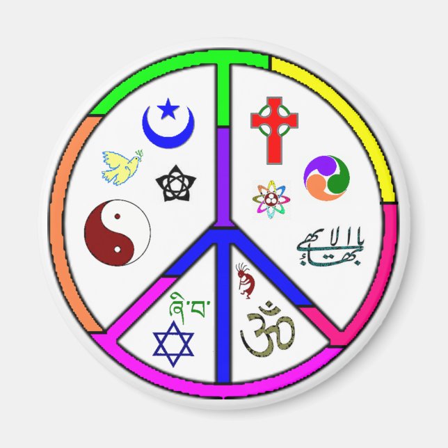 Peaceful Coexistence Magnet (Front)