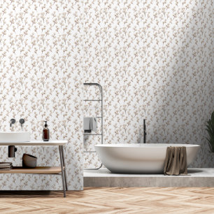 Peaceful Cotton Blossom peel and stick Wallpaper