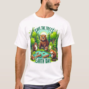 Peaceful Creatures in the Meadow T-Shirt