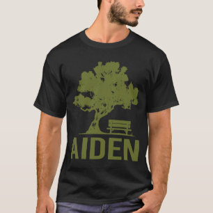 Peaceful Day - Aiden Name T-Shirt
