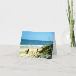 Peaceful Day At The Beach Card