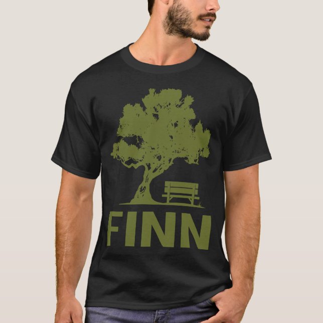 Peaceful Day - Finn Name T-Shirt (Front)