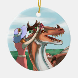 Peaceful Days Ceramic Ornament