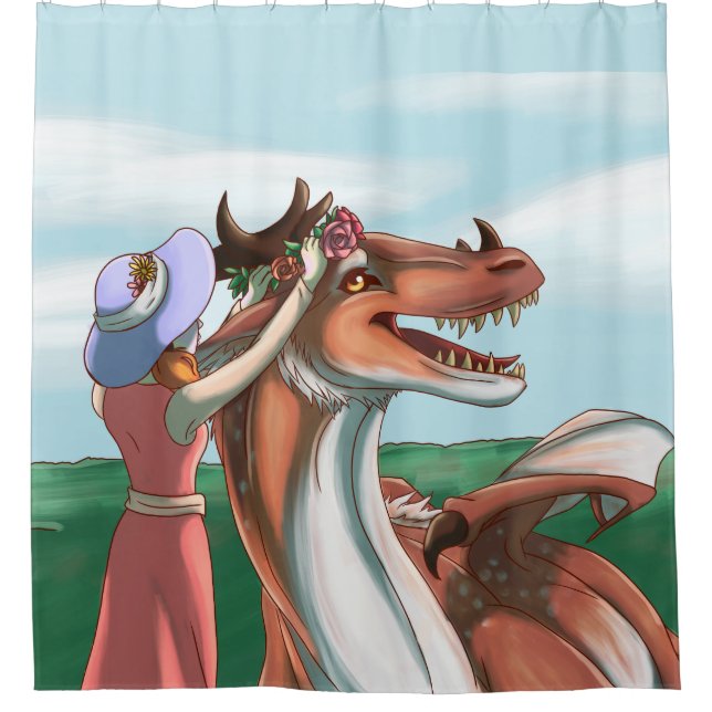 Peaceful Days Shower Curtain (Front)