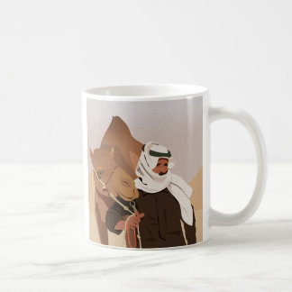 Peaceful Desert - Camel Man Coffee Mug