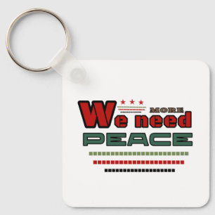 Peaceful design key ring