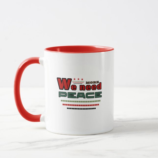 Peaceful design mug (Left)