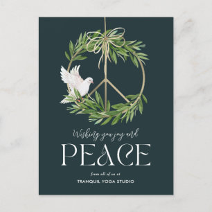 Peaceful Dove Business Holiday Card Postcard