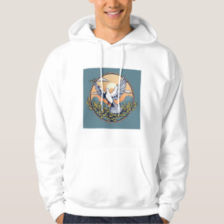 "Peaceful Dove: Symbol of Serenity T-Shirt" Hoodie