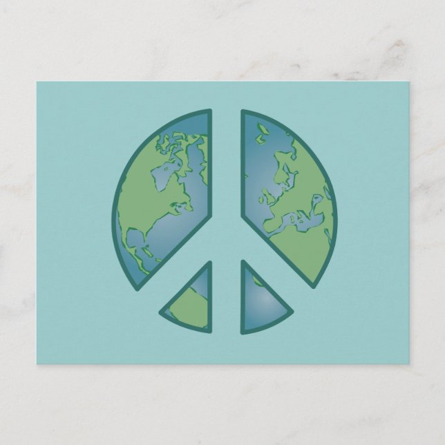 Peaceful Earth Postcard (Front)