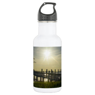 Peaceful Evening At Cooper River Water Bottle