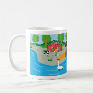 Peaceful Farm Morning – Rustic Charm Coffee Mug
