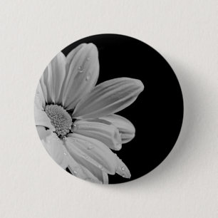Peaceful Floral 6 Cm Round Badge
