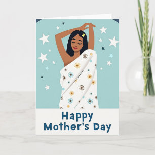 Peaceful Floral Mothers Day Card