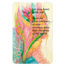 Peaceful Flower Fairy Flexible Photo Magnet 