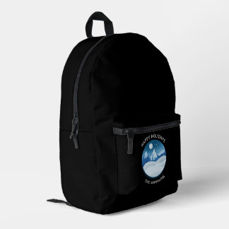 Peaceful Frosted Landscape Custom Printed Backpack