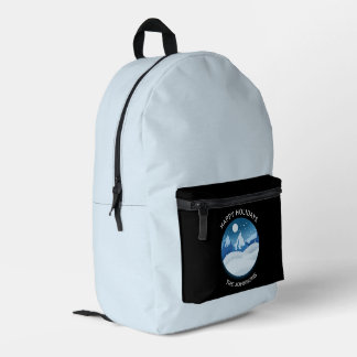 Peaceful Frosted Landscape Custom Printed Backpack