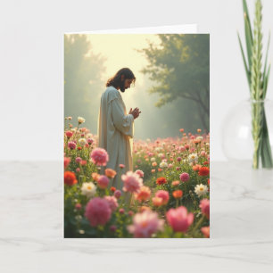 Peaceful Garden Prayer Card