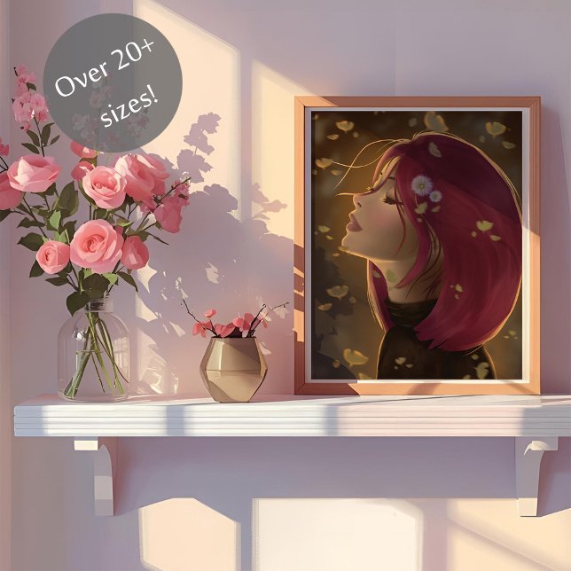 Peaceful Golden Glow Poster (Creator Uploaded)