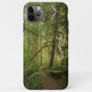 Peaceful Green Forest Trail Washington iPhone 11 Pro Max Case