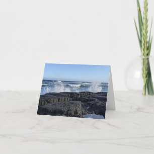 Peaceful Hawaiian Ocean Waves Photo Thank You Card