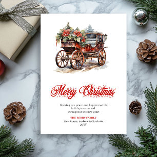 Peaceful holiday scene digital greeting card