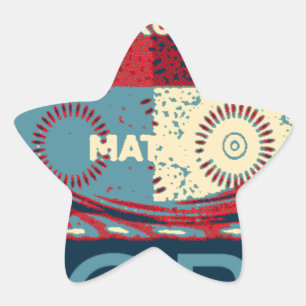 Peaceful Hope: A Calming Design Hakuna Matata Star Sticker