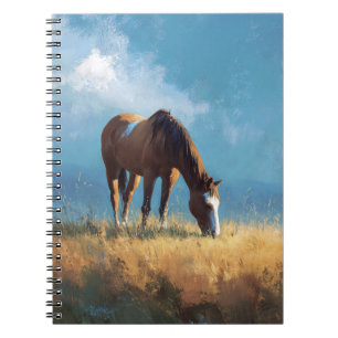 Peaceful Horse Meadow Notebook