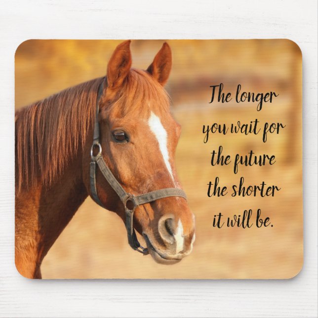 Peaceful Horse Mouse Pad (Front)