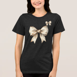 Peaceful Hygge Sanctuary Decorative Ribbon Cosy Gr Tri-Blend Shirt