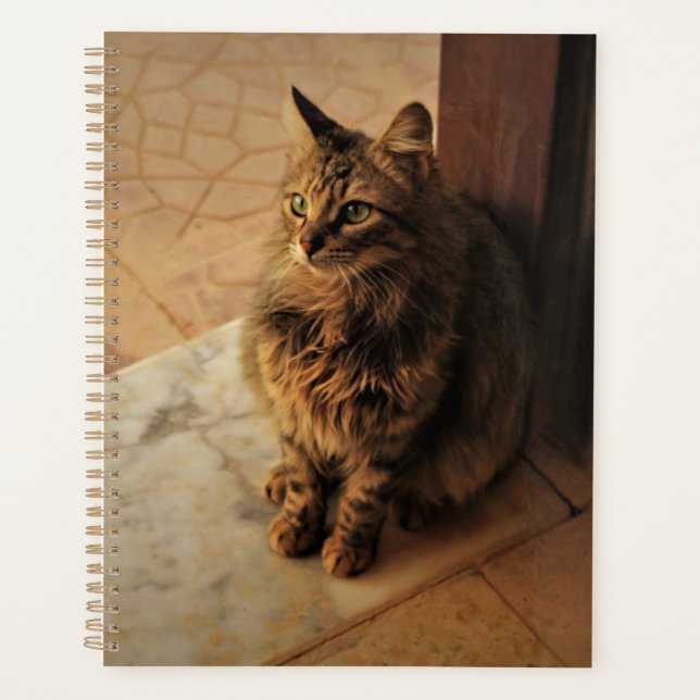 Peaceful Kitty Notebook Planner (Front)