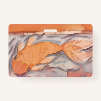 Peaceful Koi Badge holder  ID Badge
