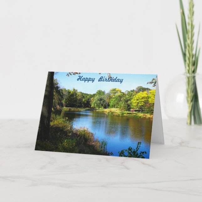 Peaceful Lake Card (Front)