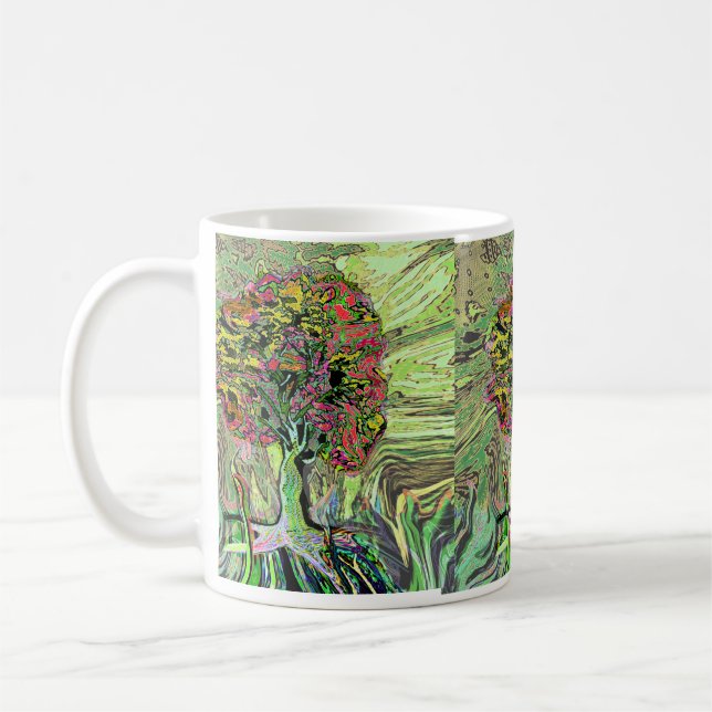 Peaceful Living Tree of Life Coffee Mug (Left)