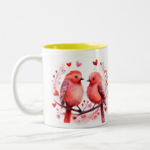 Peaceful Love Birds Cup
