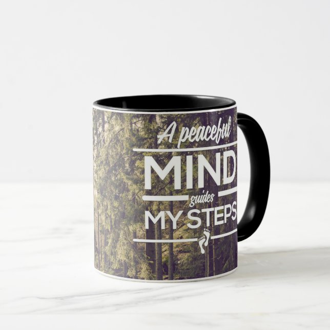 Peaceful Mind Mug (Front Right)