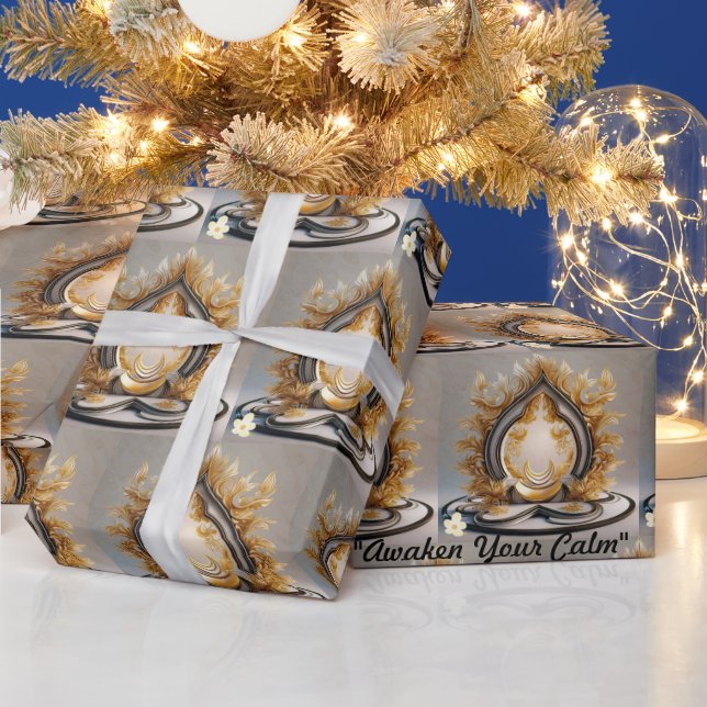 "Peaceful Mind Space" Wrapping Paper (Holidays)