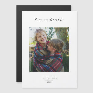 Peaceful Moments Holiday Photo Card