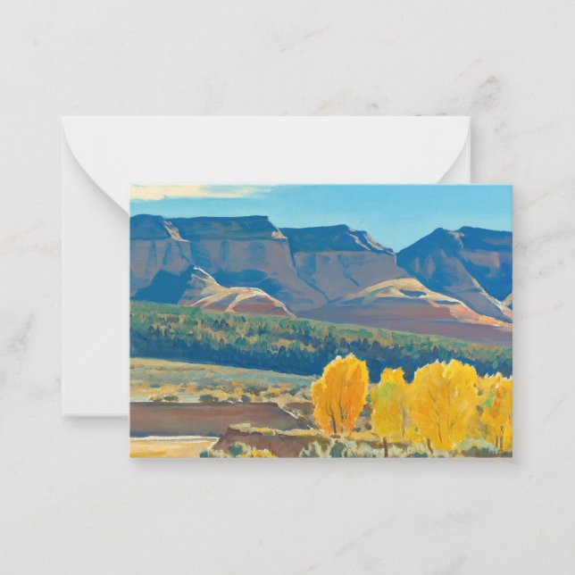 Peaceful Morning by Maynard Dixon Card (Front)