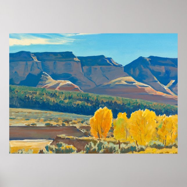 Peaceful Morning by Maynard Dixon Poster (Front)