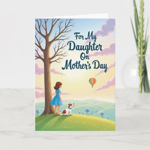 Peaceful Mothers Day Scene Card