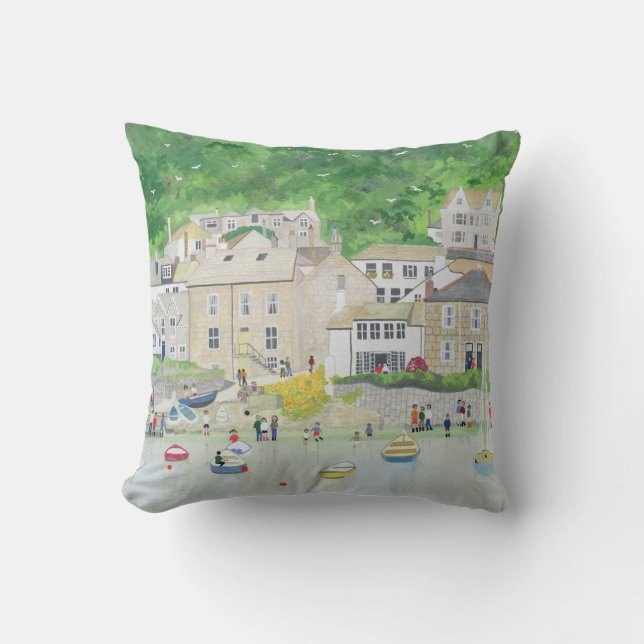 Peaceful Mousehole 1995 Cushion (Front)