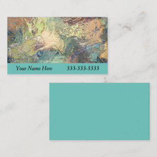 Peaceful Natural Earth Tones of Nature Tapestry Business Card