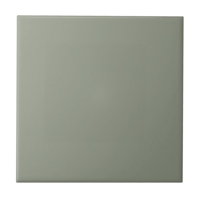 Peaceful Neutral Green Solid Colour SW 9129 Ceramic Tile (Front)