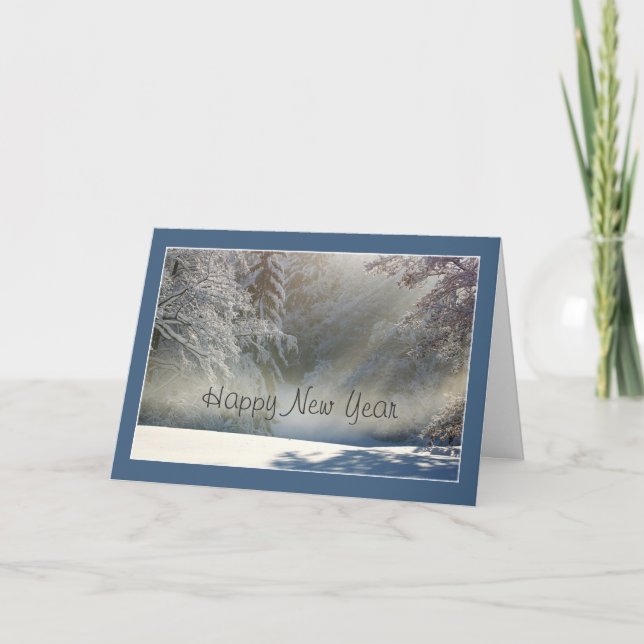 Peaceful New Year Greeting Card (Front)
