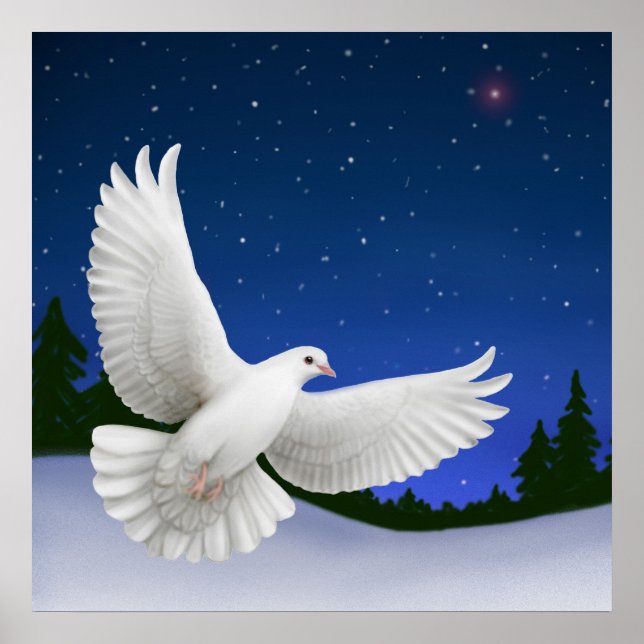 Peaceful Night Dove Print (Front)