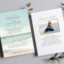 Peaceful Ocean Beach Celebration of Life Photo