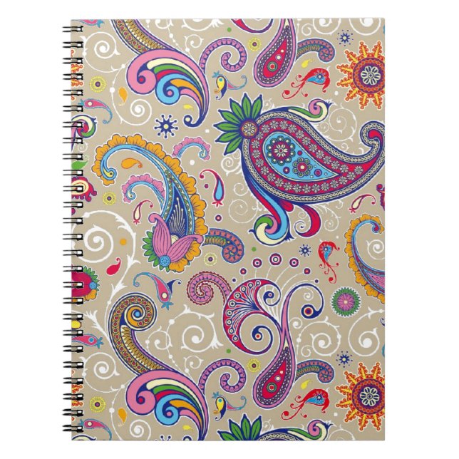 Peaceful Paisley Notebook (Front)