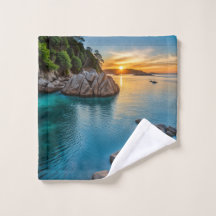 Peaceful paradise landscape